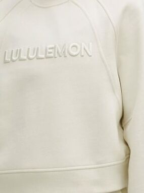 New Oversized Scuba lululemon athletica  Sweatshirt -Bone M/L